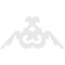Ekena Millwork Pitch Benson Architectural Grade PVC Gable Pediment, 48"W x 28"H x 1"P (14/12) GPP048X028X100BEN - alternate 3